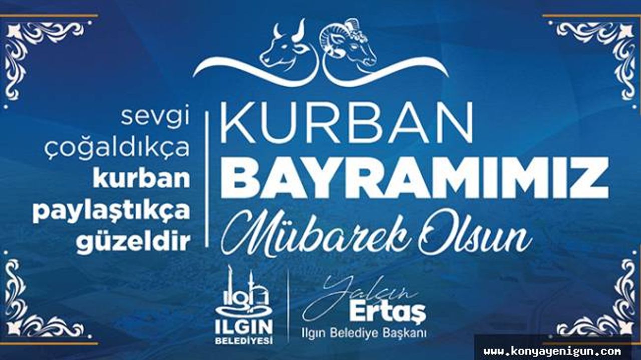 Başkan Ertaş'dan Kurban Bayramı Mesajı
