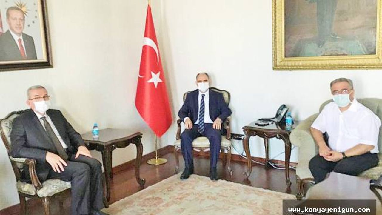 Dr. Eyüp Çetin Vali Vahdettin Özkan’ı ziyaret etti