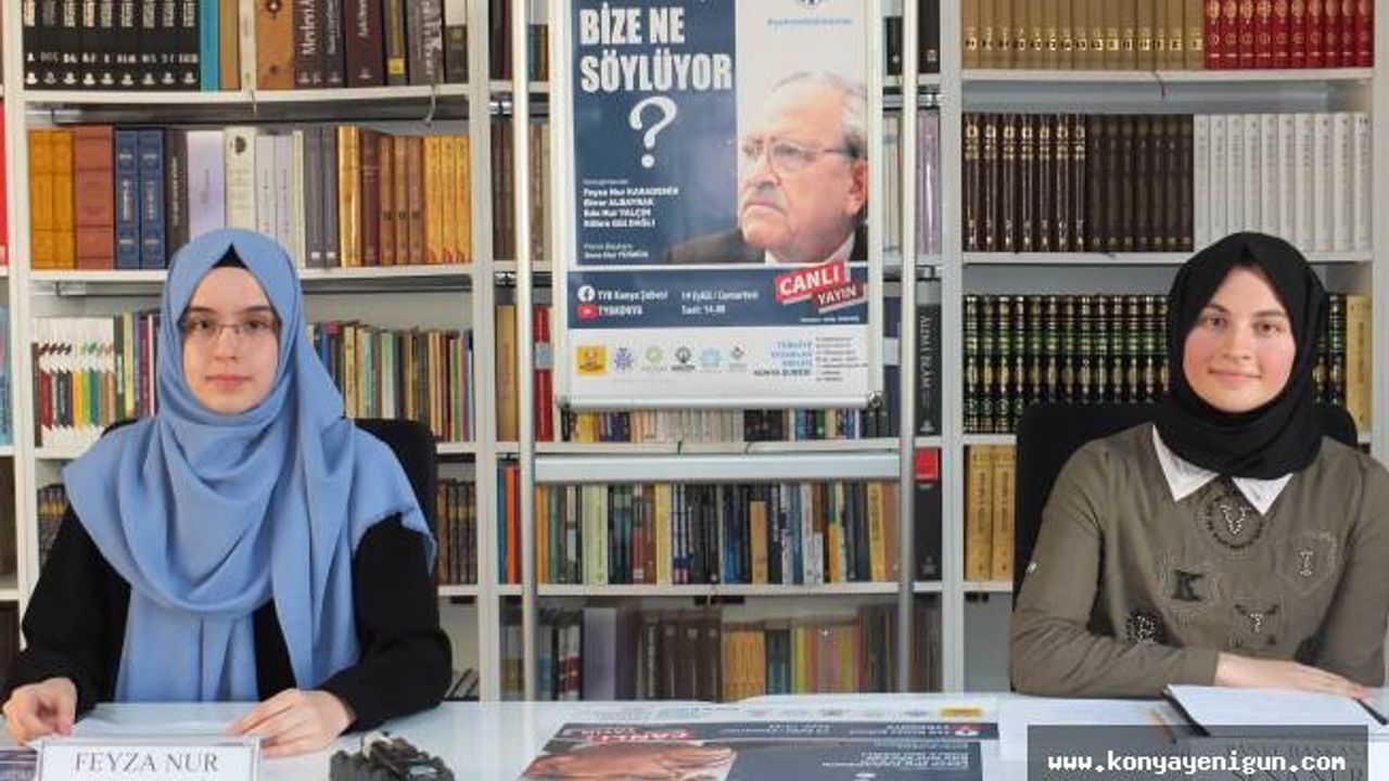 Gençler TYB Konya’da Sezai Karakoç’u konuştu