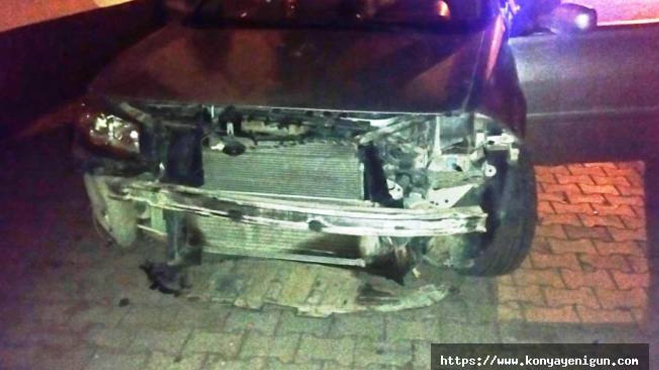 Konya'da dikkatsizlik kazaya sebep oldu: 1 yaralı