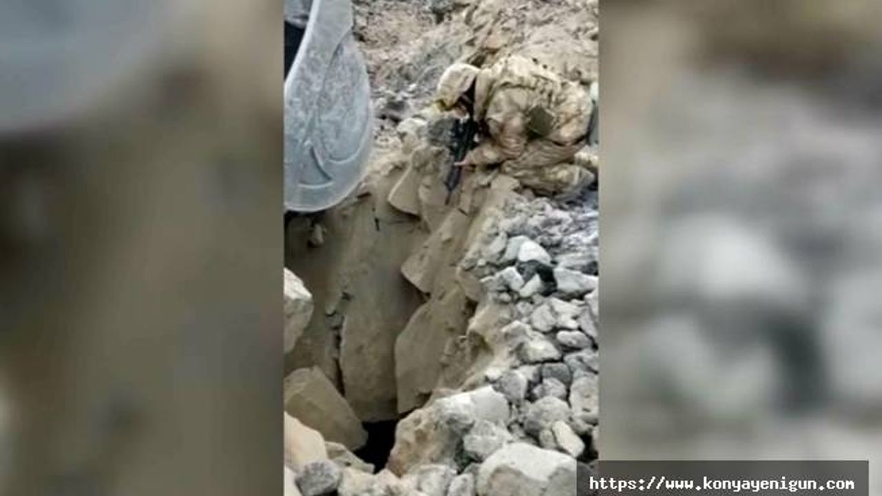 Ağrı Dağı kırsalında 11 teröristin etkisiz hale getirildiği operasyonun yeni görüntüleri ortaya çıktı