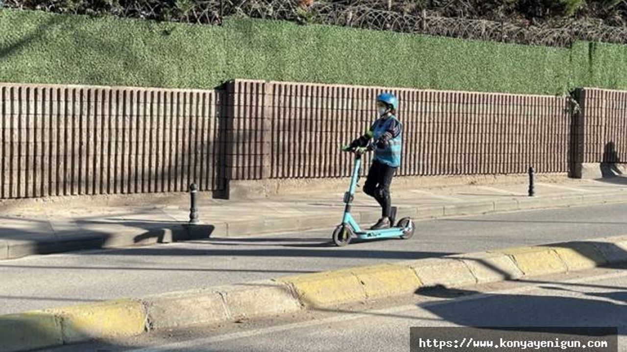 Kurallara uygun kullanılmayan elektrikli scooter, kazaya davetiye çıkarıyor