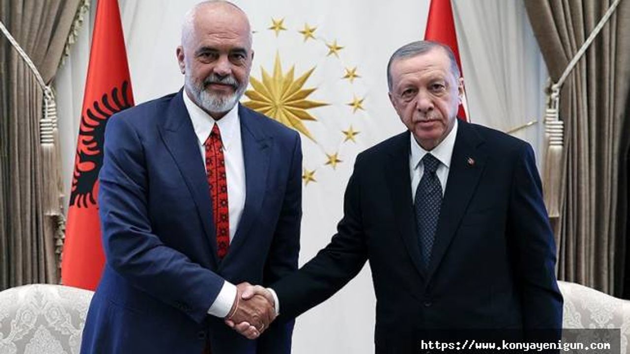 Cumhurbaşkanı Erdoğan Arnavutluk Başbakanı Rama'yı kabul etti