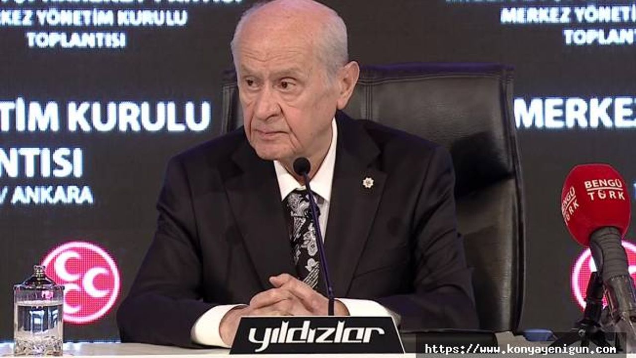 MHP lideri Bahçeli: 'Cumhurbaşkanı adayımız Recep Tayyip Erdoğan'dır'