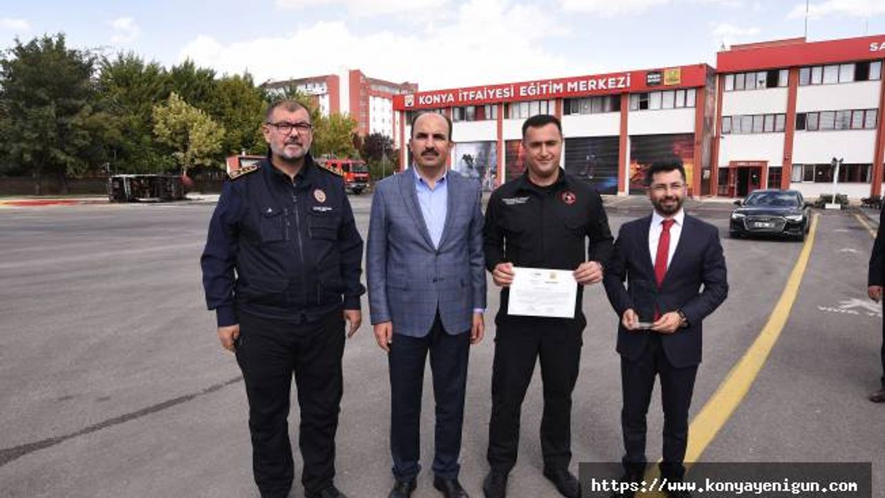 Başkan Altay: “Konya İtfaiyesi Dünyaya model çalışmalar yapıyor”