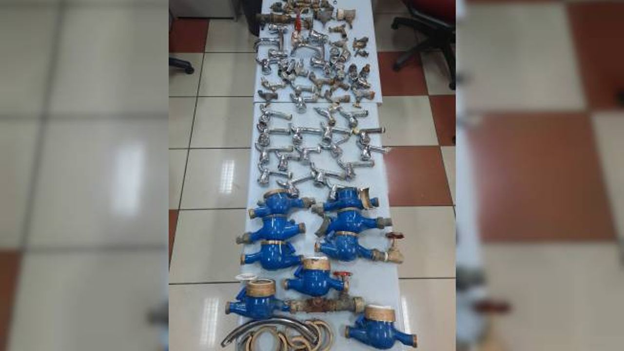 Cami ve evlerden musluk  çalan şüpheli yakalandı