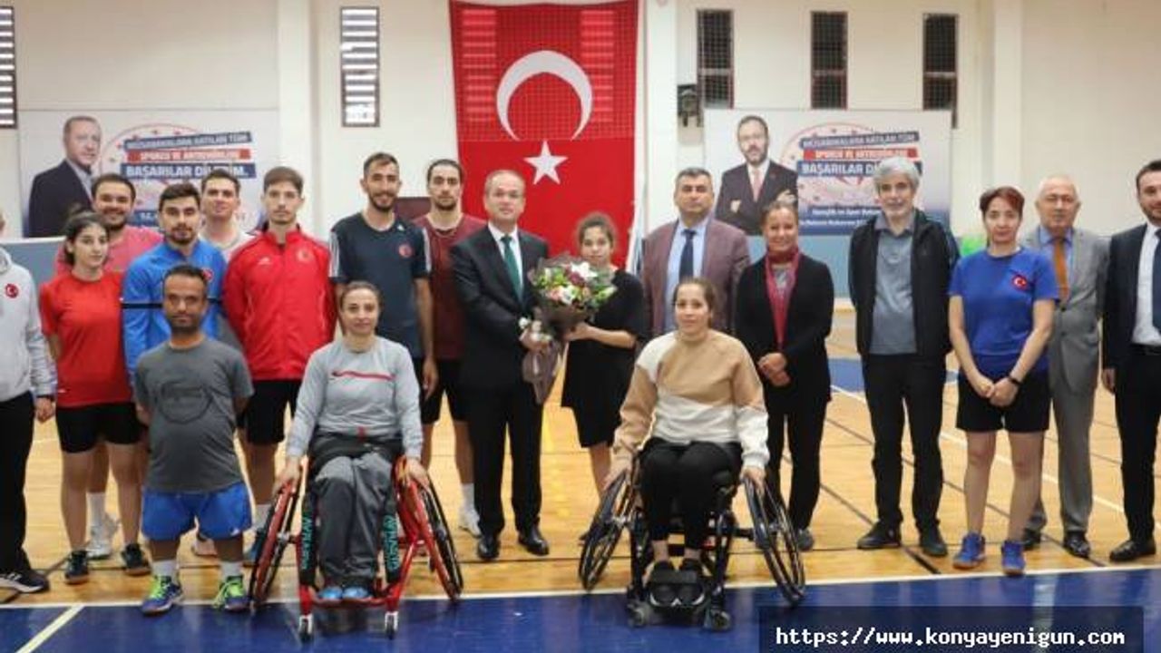 Şahin’den Para Badminton Milli Takım’a ziyaret