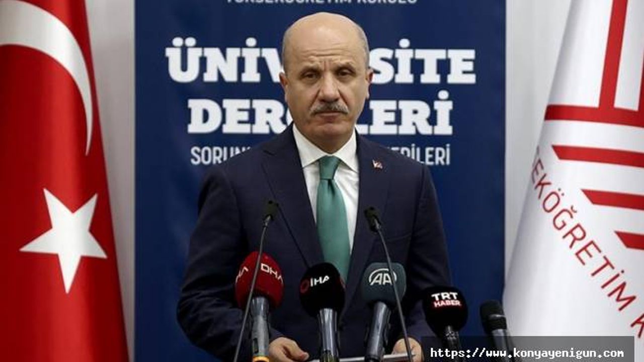 YÖK Başkanı Özvar: Bilginin üretimi, sürdürülmesi açısından bilimsel kitaplar ve süreli yayınlar önemli işlevler görüyor