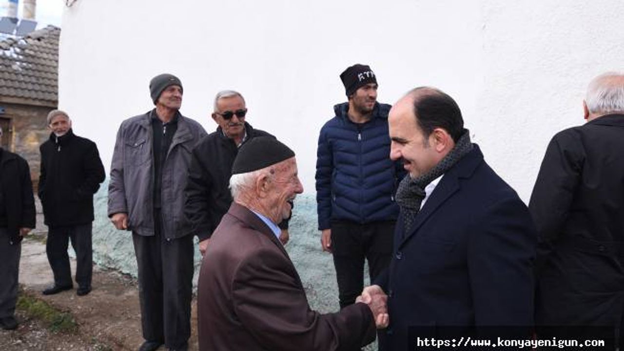 Başkan Altay'dan Bozkır'a ziyaret