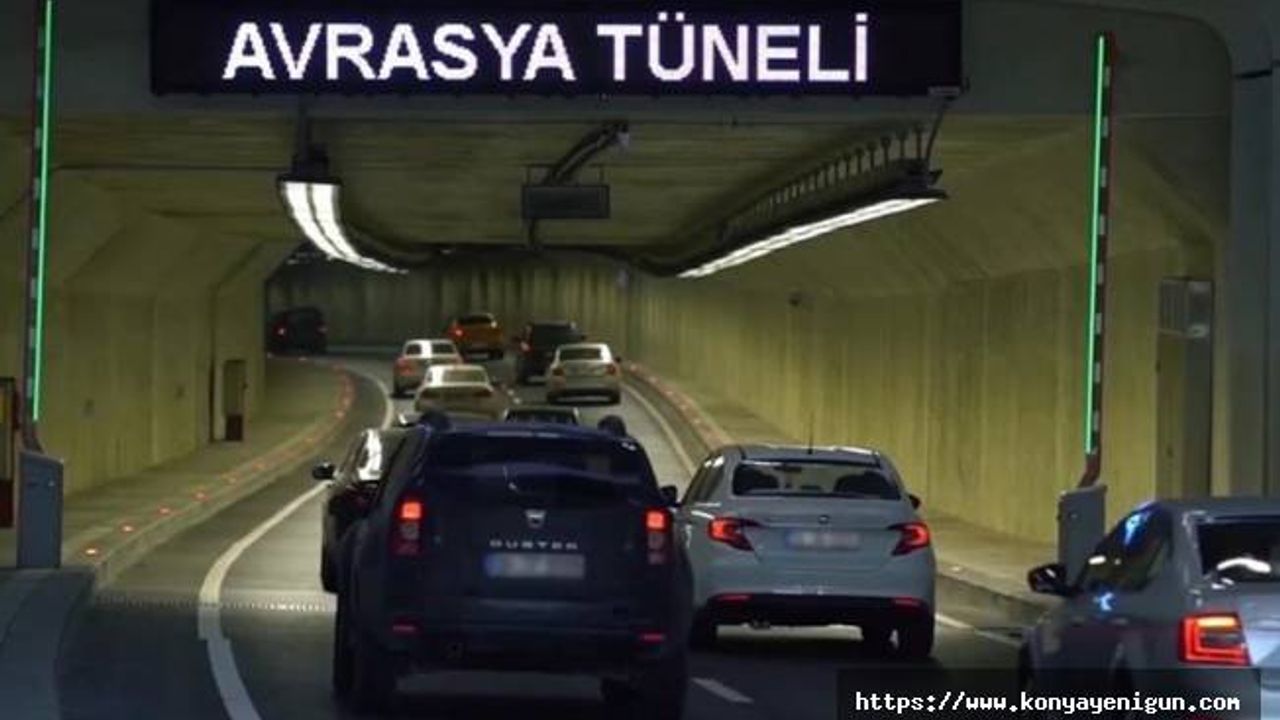 Avrasya Tüneli'nden günlük araç geçişinde yılın en yüksek rakamına ulaşıldı