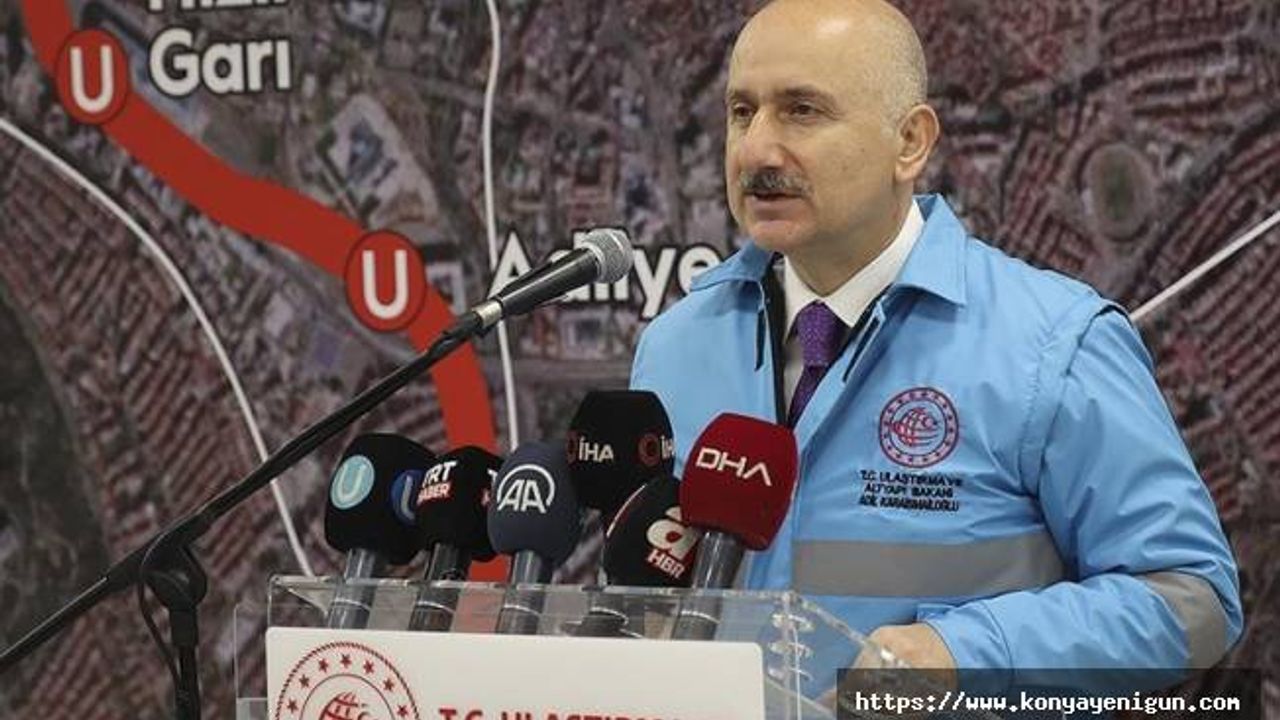 Bakan Karaismailoğlu, AKM-Gar-Kızılay Metro Hattı'nın yakında açılacağını bildirdi