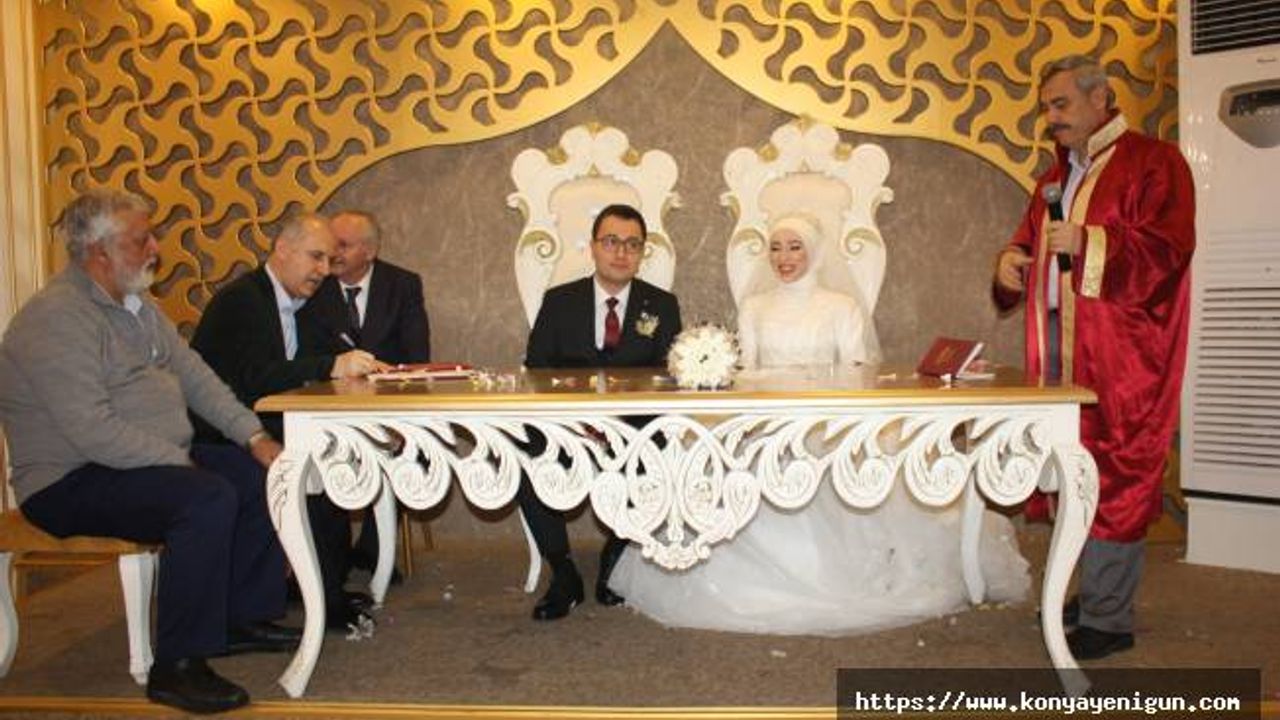 Başsavcı İnal nikah törenine katıldı