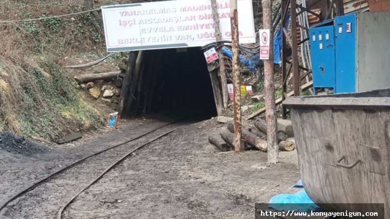 Bolu'da maden ocağında göçük