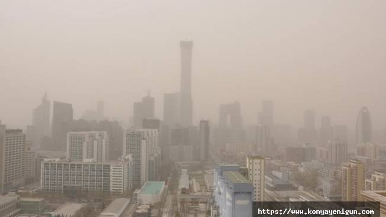 Çin'de "kum fırtınası" uyarısı