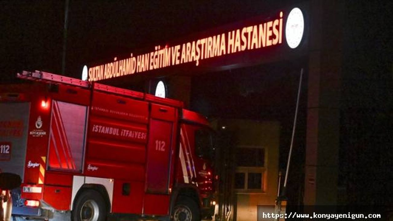 Üsküdar'da hastanede çıkan yangında bir hasta hayatını kaybetti