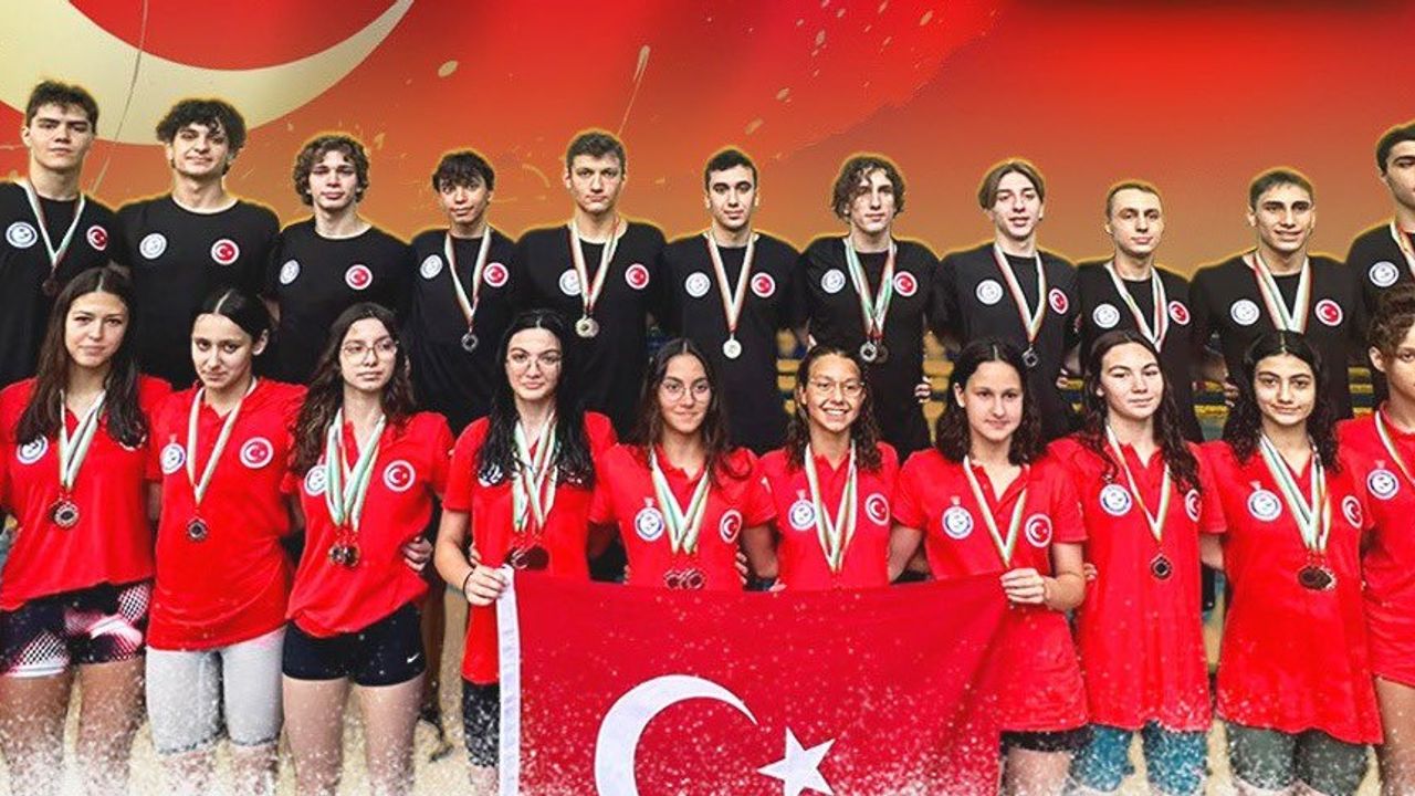 Türkiye yüzmede 14 madalya elde etti