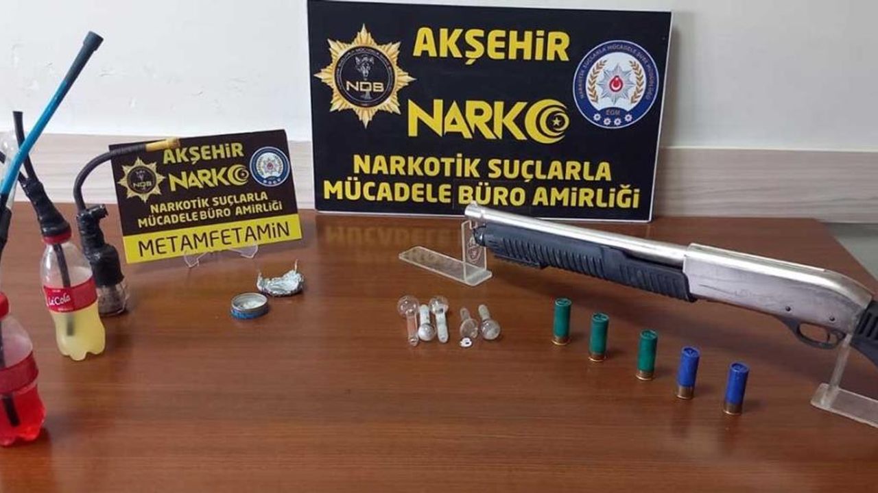 Akşehir’de uyuşturucu operasyonu!