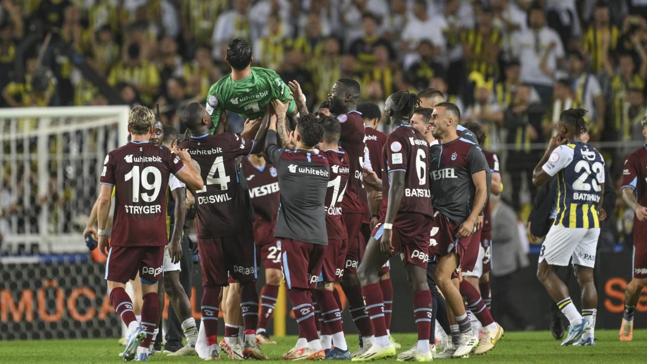 Trabzonspor Fenerbahçe galibiyetinin hikayesini paylaştı