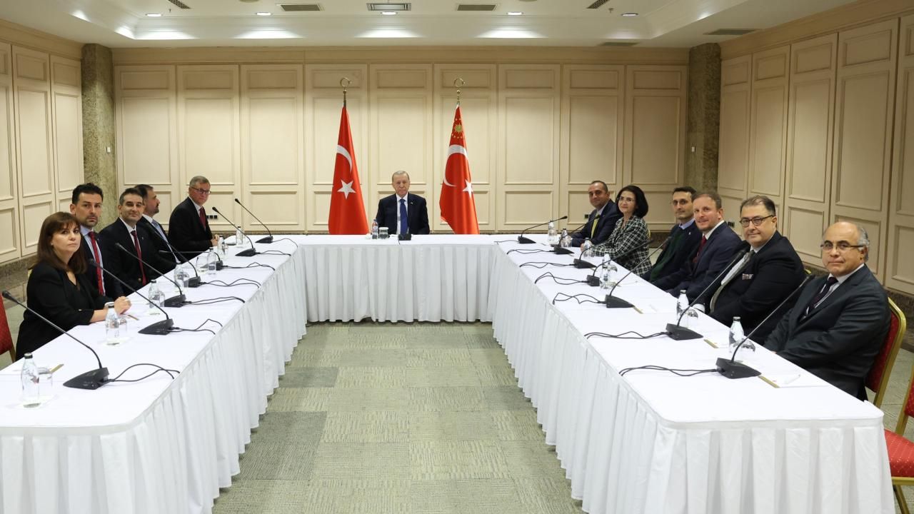 Cumhurbaşkanı Erdoğan, TOTBİD üyelerini kabul etti