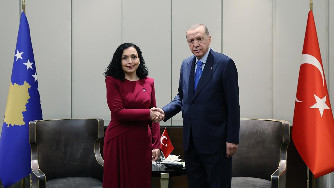 Cumhurbaşkanı Erdoğan, Kosovalı mevkidaşı ile görüştü