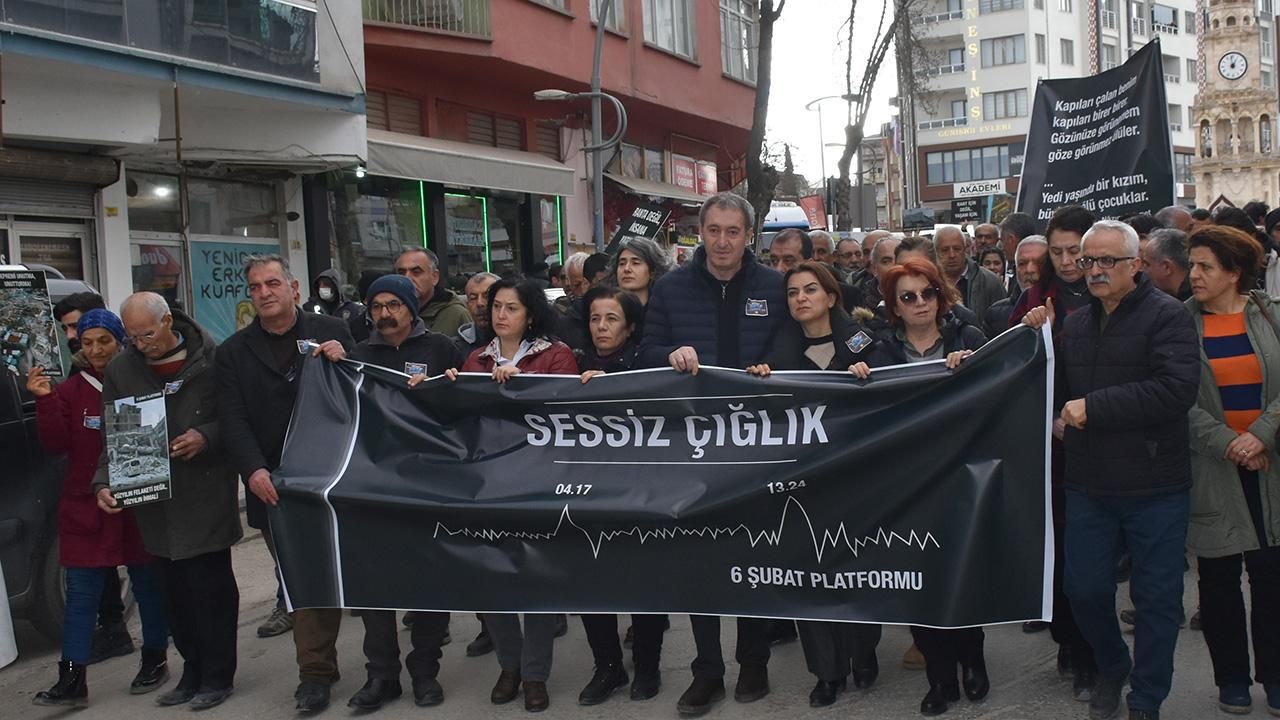 Malatya'da "sessiz yürüyüş"