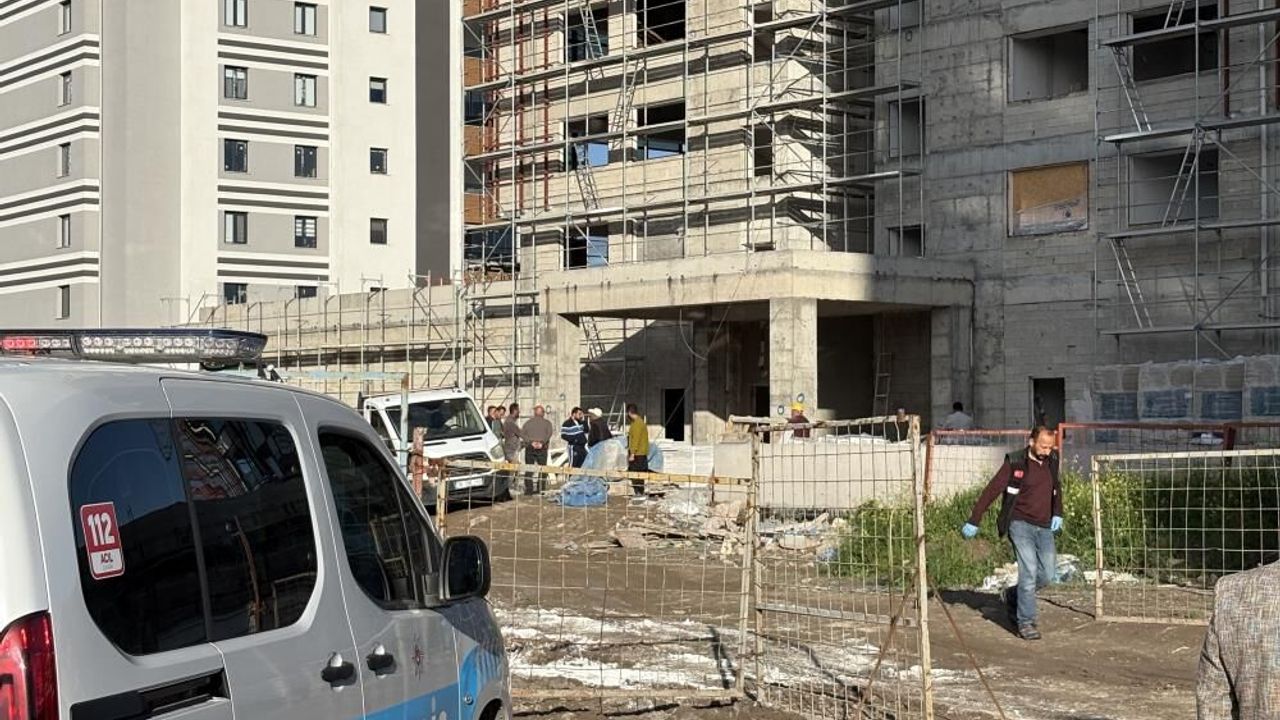 Kayseri'deki dev inşaatta korkunç kaza: Talihsiz işçiden acı haber geldi