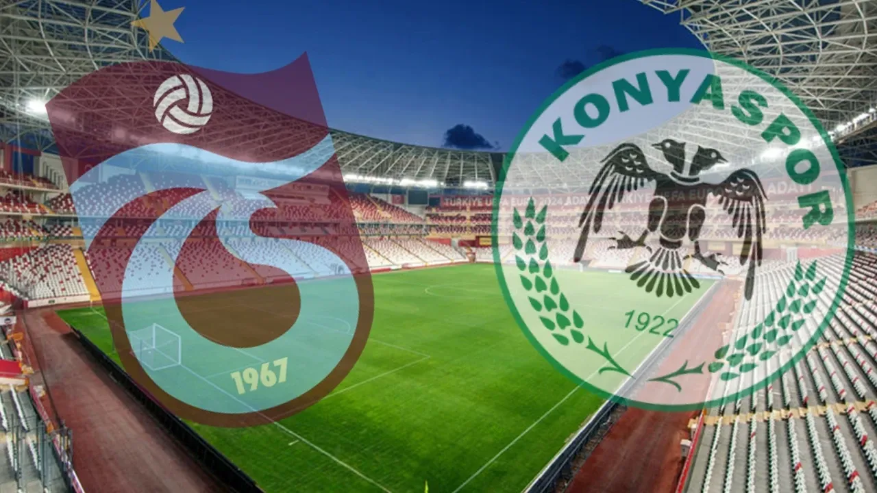 İlk yarı sonucu: Konyaspor 0 - 1 Trabzonspor