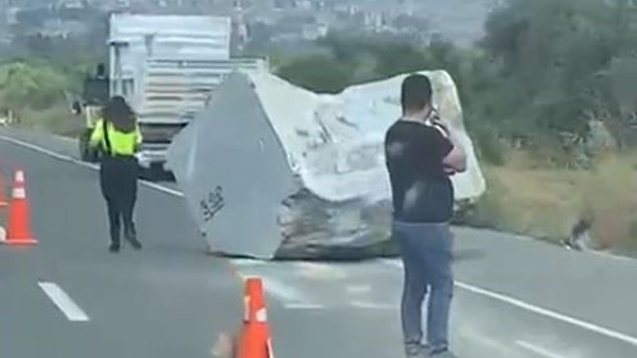 Bodrum yolunda mucizevi kurtuluş: Tonlarca ağırlık