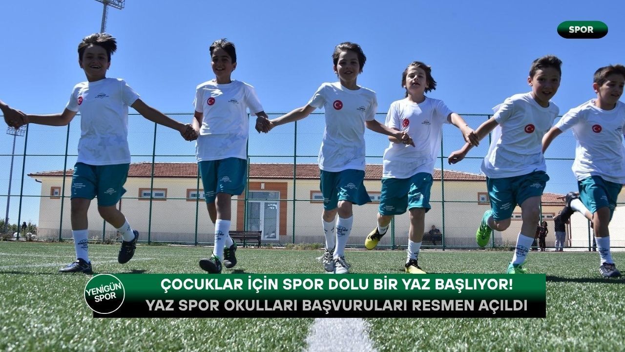 Çocuklar için spor dolu bir yaz başlıyor: Yaz Spor Okulları 