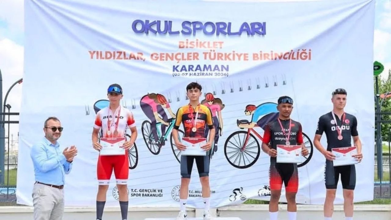 Konya’ya bir altın madalya müjdesi daha: Genç sporcu kürsünü