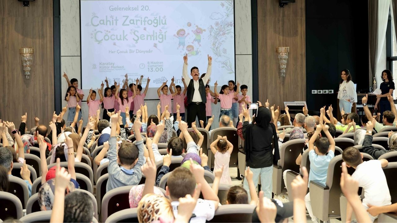 Geleneksel 20. Cahit Zarifoğlu Çocuk Şenliği Konya’da coşkuy