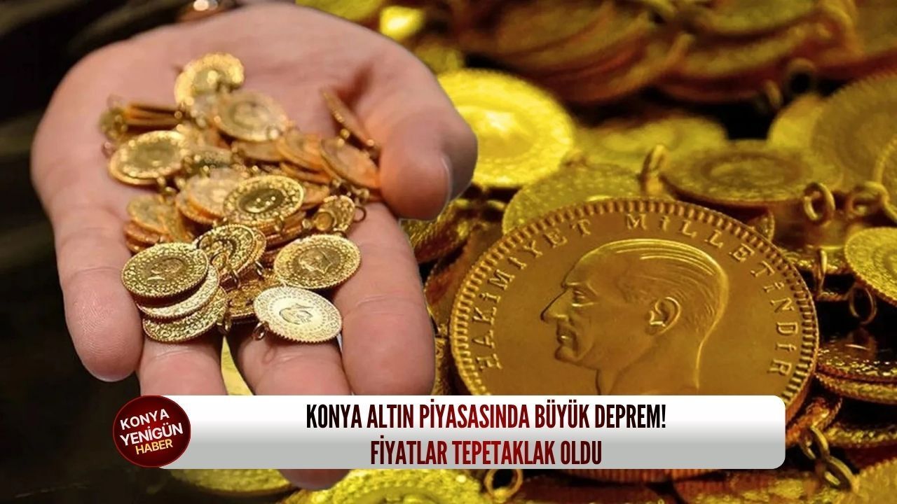 Konya altın piyasasında büyük deprem: Fiyatlar tep