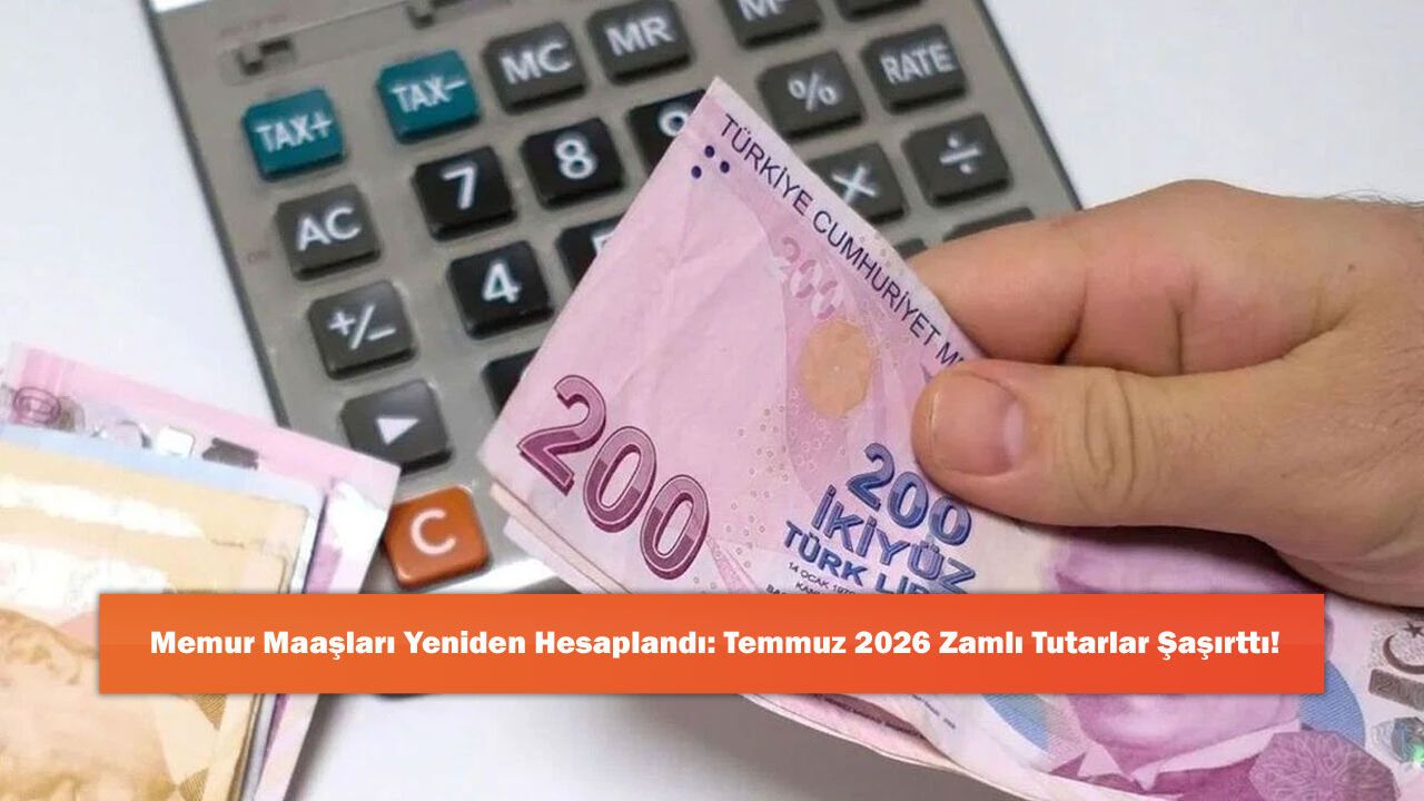 Memur Maaşları Yeniden Hesaplandı: Temmuz 2026 Zam