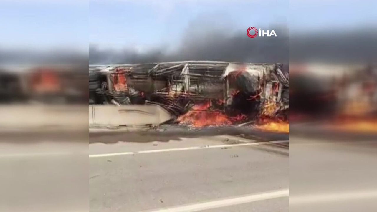 Irak'ta katliam gibi kaza: Türbe ziyaretinden dönen yolcu ot