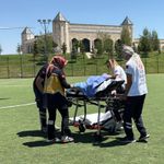 Konya'da zamanla yarış! Hayati tehlike geçiren kadın hava ambulansıyla yetiştirildi