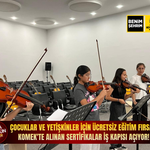 Çocuklar ve yetişkinler için ücretsiz eğitim fırsatı: KOMEK'te alınan sertifikalar iş kapısı açıyor!