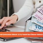 500 Bin TL Kredi Çekecekler Dikkat: 12 Ay Vadeli Geri Ödeme Tablosu Güncellendi!