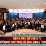 Avrupa jürisi Konya’yı seçti! Büyükşehir’in dev projesine uluslararası prestij ödülü!