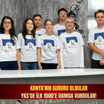 Konya'nın gururu oldular: YKS'de ilk 1000'e damga vurdular!