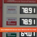 Araç Sahiplerini Sarsan Zam: Motorin 80 TL'yi Aştı!