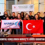 Konyalı gençlerden Norveç'te göğüs kabartan başarı!
