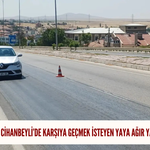 Cihanbeyli’de karşıya geçmek isteyen yaya ağır yaralandı