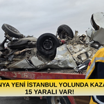 Konya Yeni İstanbul Yolunda kaza: 15 yaralı var!