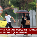 Konya için sarı kodlu kritik uyarı: Çok sayıda ilçe alarmda!