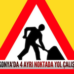 Konya'da 4 ayrı noktada yol çalışması!