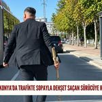 Konya’da trafikte sopayla dehşet saçan sürücüye rekor ceza!