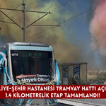 Adliye-Şehir Hastanesi Tramvay Hattı açıldı: 1.4 kilometrelik etap tamamlandı!
