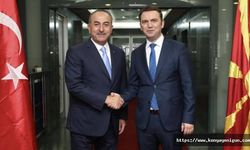 Bakan Çavuşoğlu Kuzey Makedonyalı mevkidaşı ile görüştü