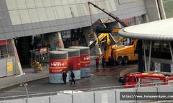 Galatasaray'ın stadyumunda vinç devrildi