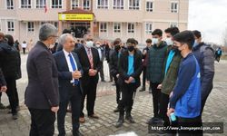 Akkaya Fen Lisesi öğrencileri ile buluştu